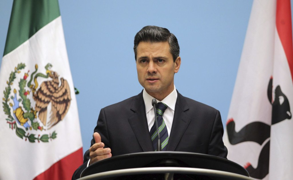 Enrique Peña Nieto, presidente de México. FOTO: EFE