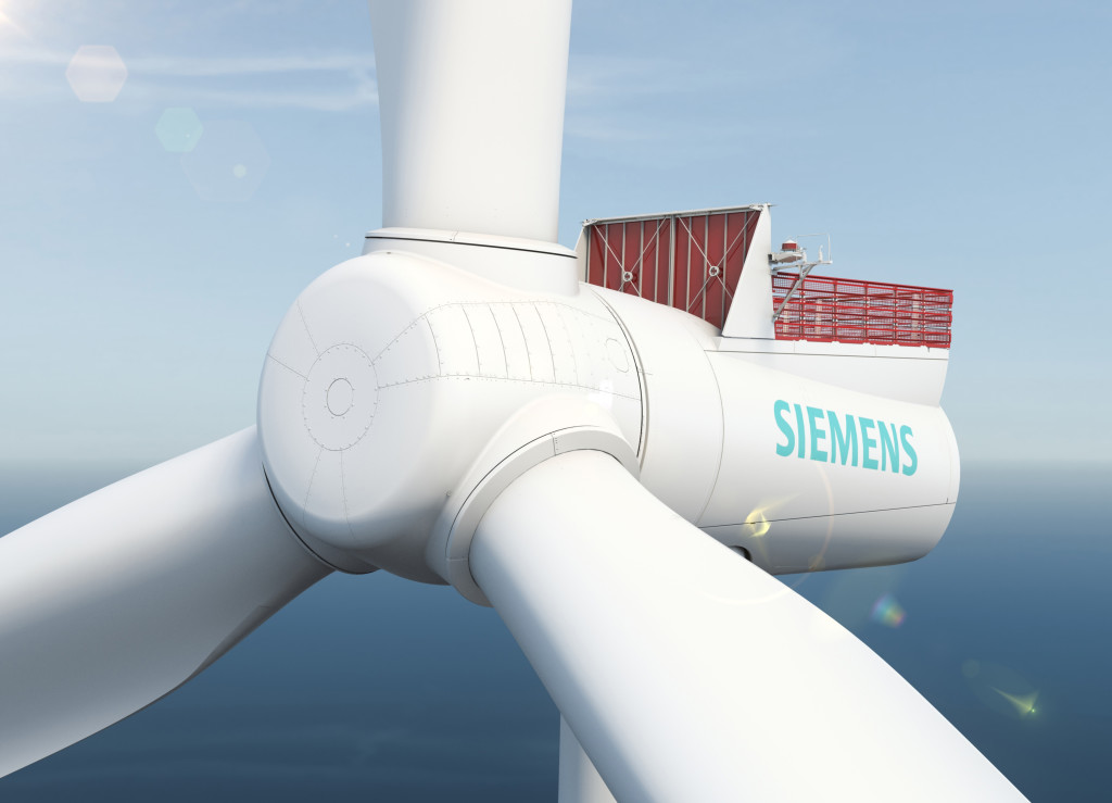 El nuevo modelo SWT-6.0-154 para parques eólicos offshore. FOTO: Siemens