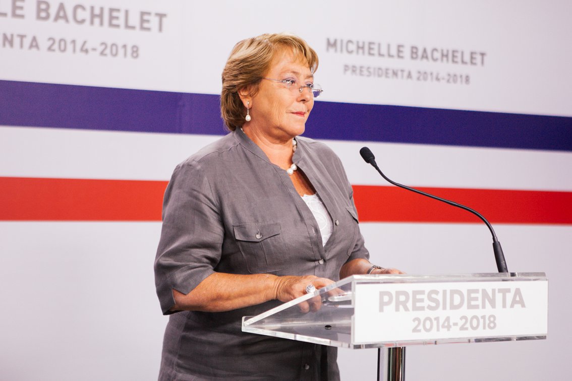 Michelle Bachelet, presidenta de Chile. FOTO: Web Michelle Bachelet