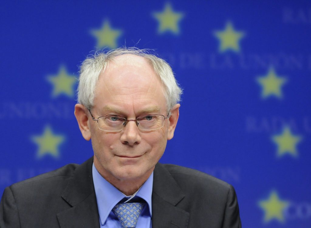 Herman Van Rompuy, presidente del Consejo Europeo, advierte que las sanciones son reversibles. FOTO: EFE