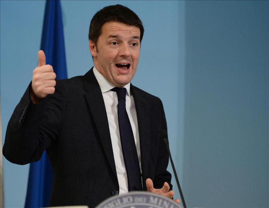 Matteo Renzi, primer ministro italiano. FOTO: EFE