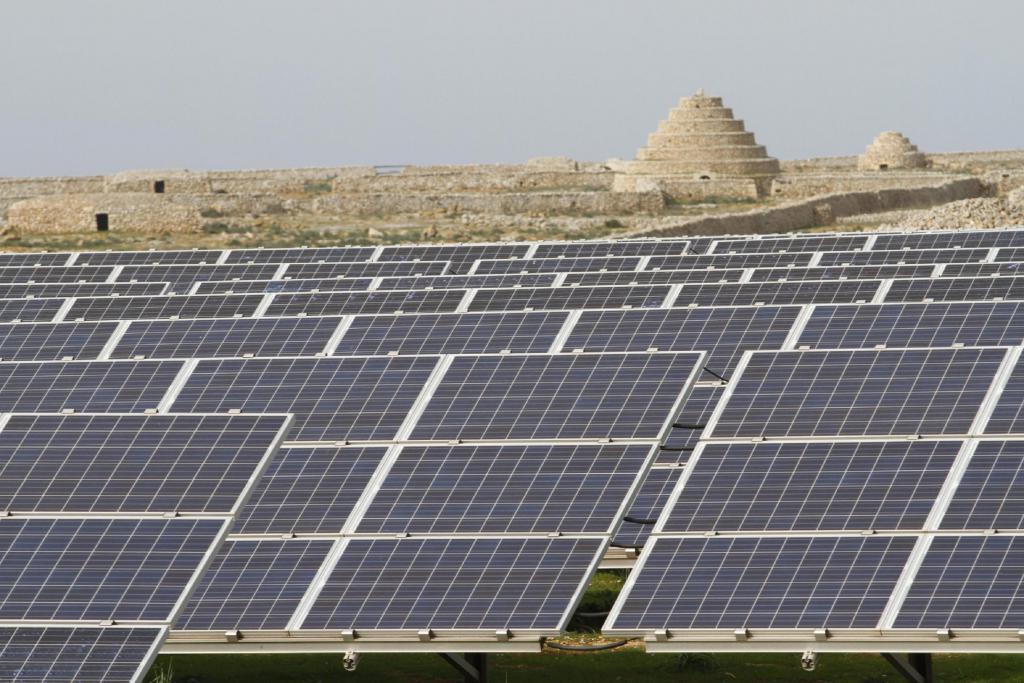 Planta fotovoltaica de Son Salomó, en Menorca. 
