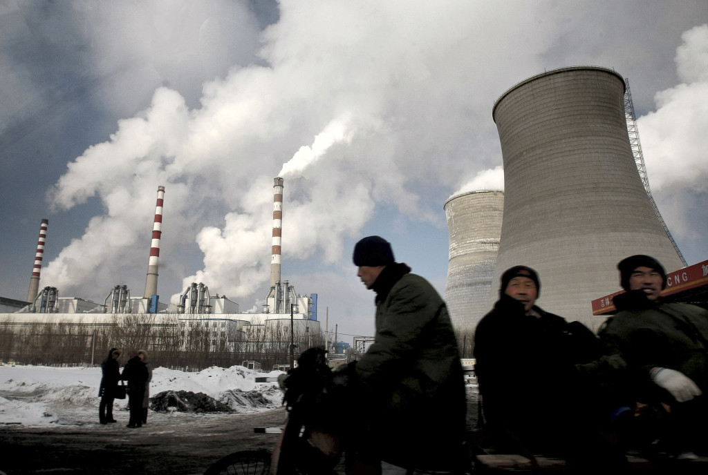 Una central térmica de carbón en China. 