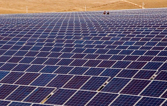 Instalación Golmud Solar Park en China. 