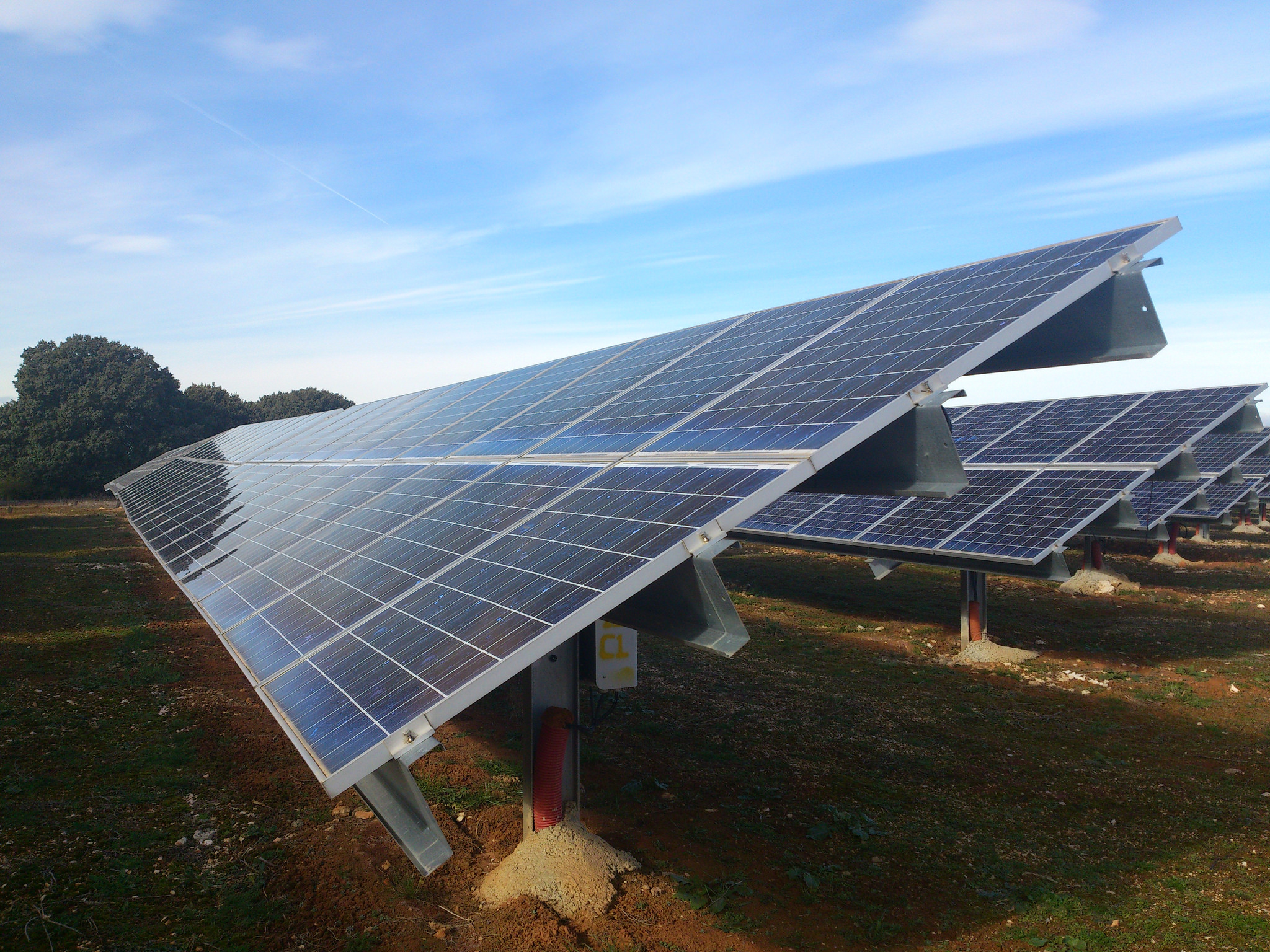 Planta fotovoltaica de Torija. FOTO: Ecoo/Som Energia.