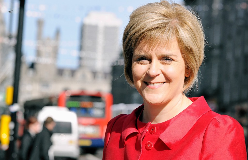 La indepndentista Nicola Sturgeon, primera ministra de Escocia. 