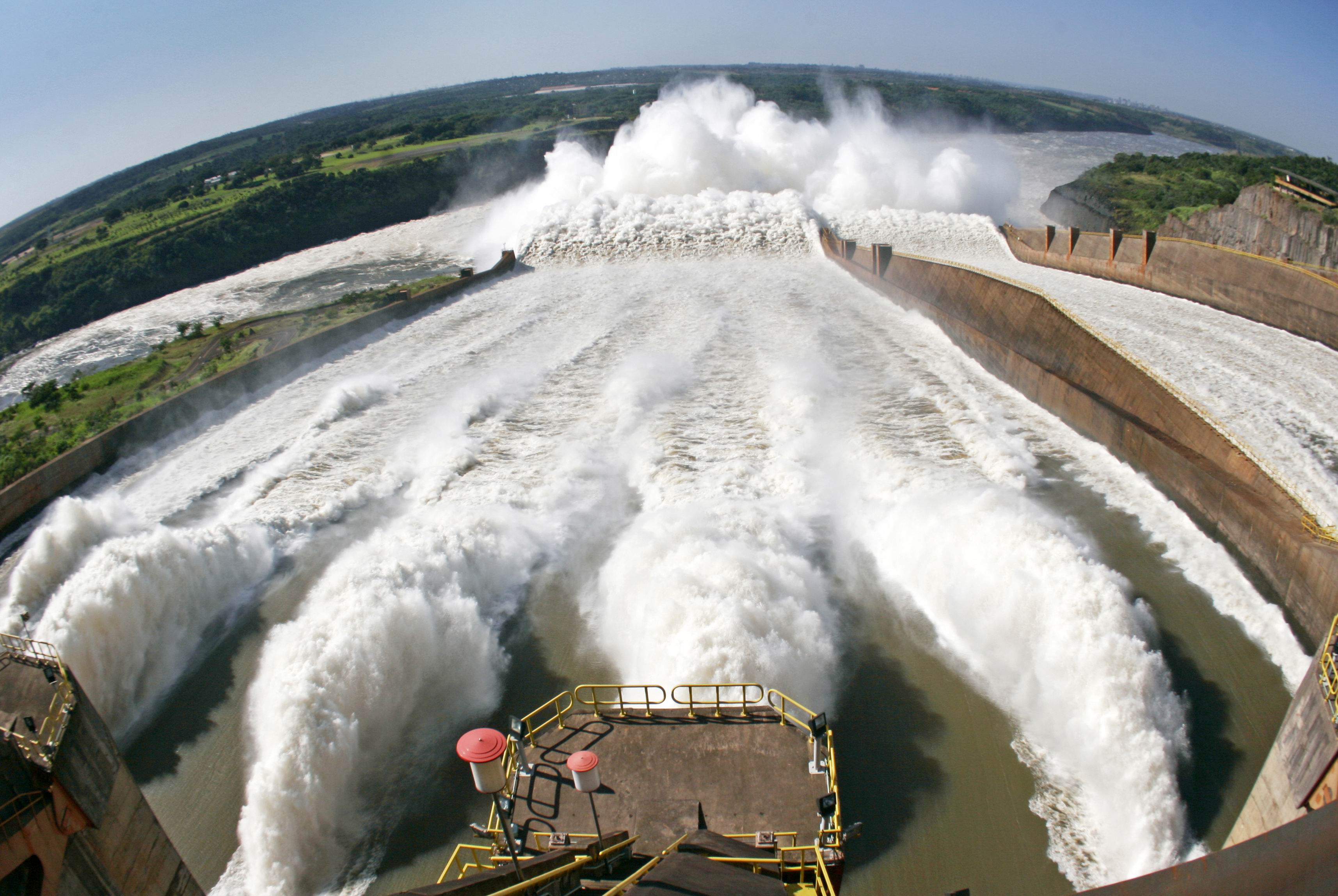Central hidroeléctrica de Itaipú.