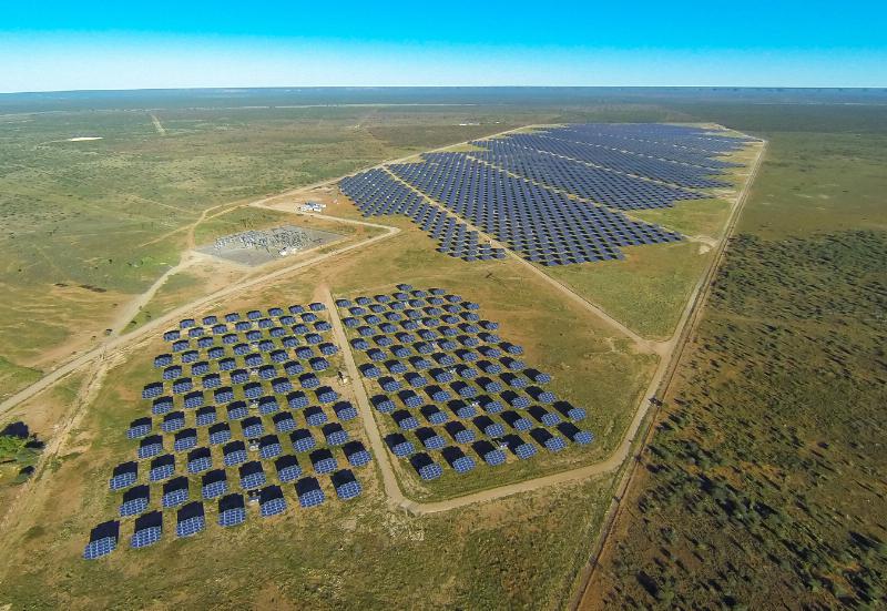 Planta fotovoltaica de Herbert, en Northern Cape, realizada por Sunpower.