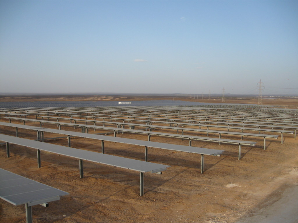 Planta fotovoltaica de Atersa en Jordania.