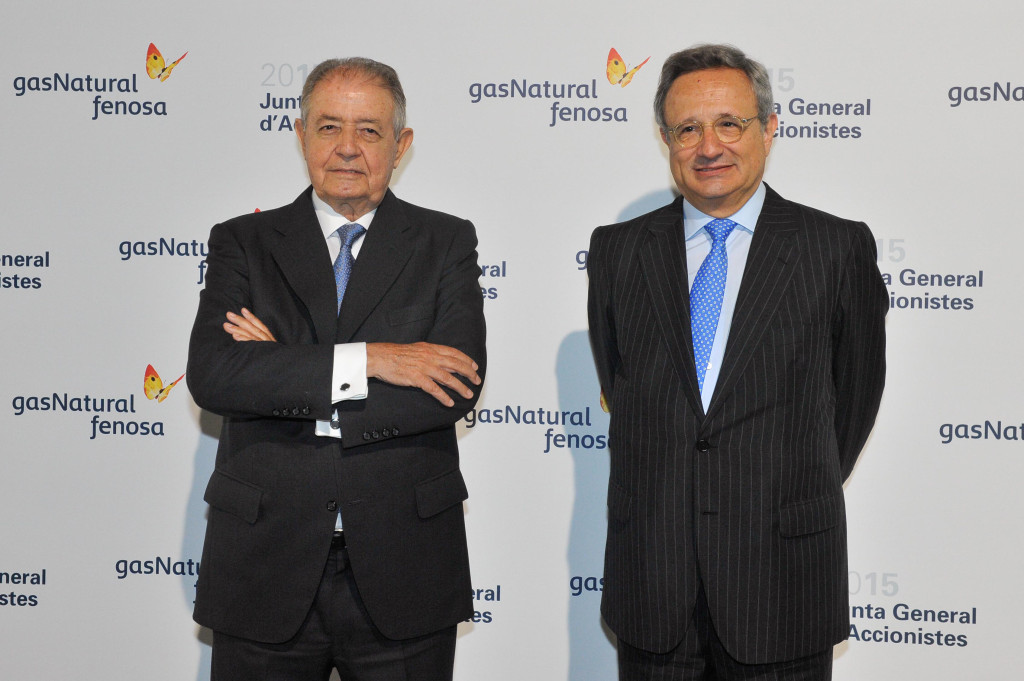 Salvador Gabarró y Rafael Villaseca, antes de atender a la prensa. FOTO: GNF.
