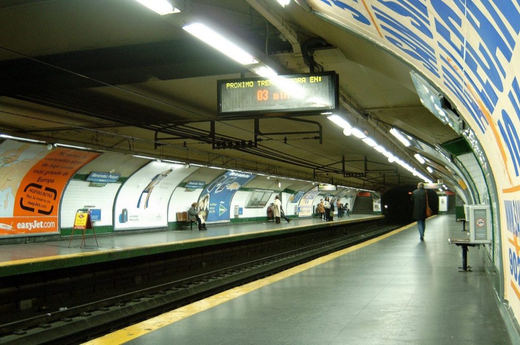 Una estación del Metro de Madrid. 
