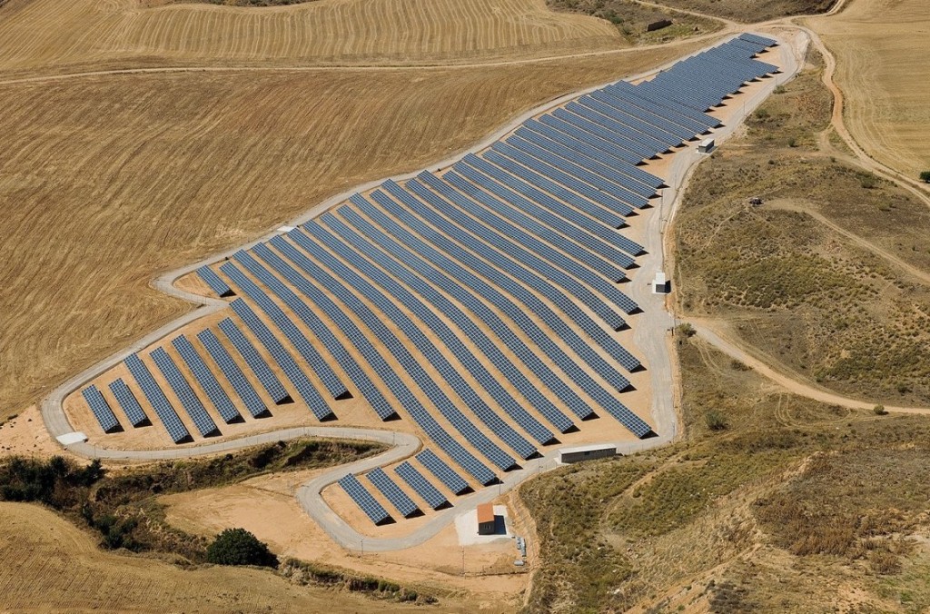 Parque fotovoltaico de Taracena de Montebalito. FOTO: Montebalito.