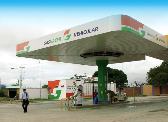 Estación de servicio de gas vehicular de Gas Natural del Cesar (Gasnacer).