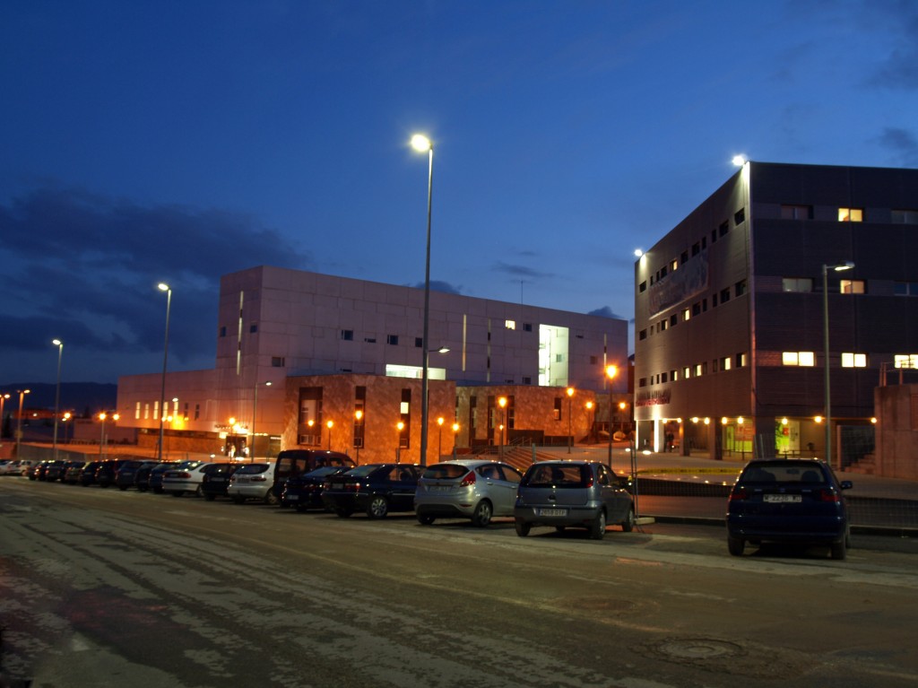 Luminarias inteligentes del campus de Espinardo de la Universidad de Murcia. 
