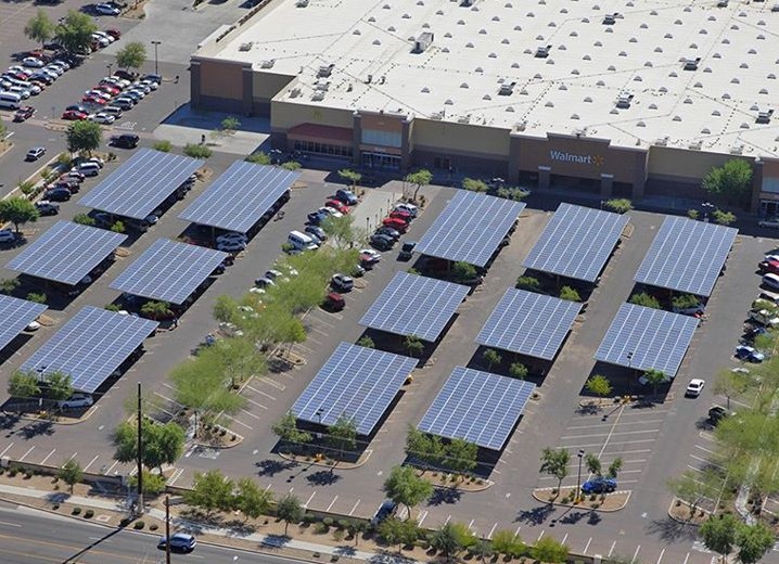 Wal Mart es la empresa con mayor potencia fotovoltaica instalada en sus centros de trabajo.