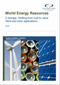 Informe de Almacenamiento del World Energy Council