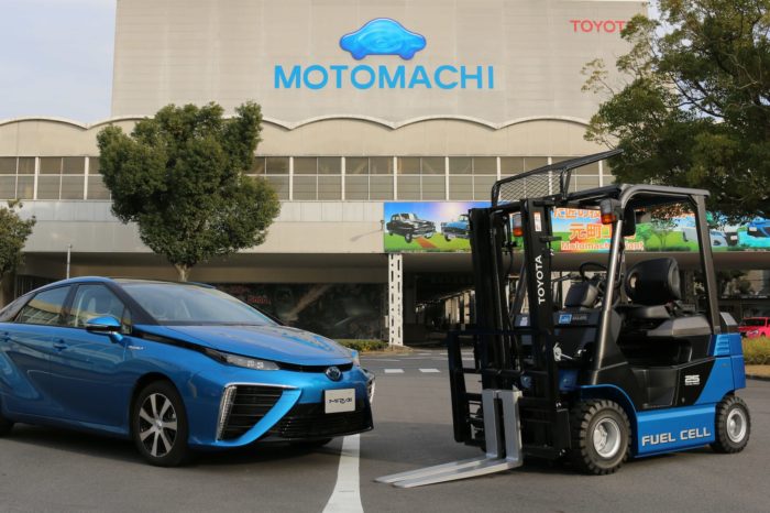 Toyota utilizará más de 170 carretillas elevadoras de hidrógeno en sus plantas de producción en 2020