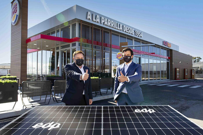 EDP impulsa el autoconsumo en Burger King España con la instalación de paneles solares en 300 restaurantes