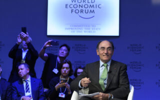 Ignacio Galán en Davos.