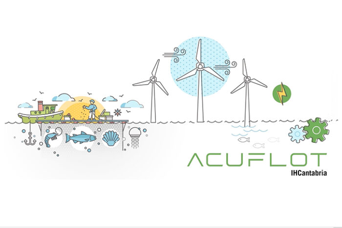 El IH Cantabria lanza ACUFLOT, el primer proyecto que explotará acuicultura con eólica marina flotante