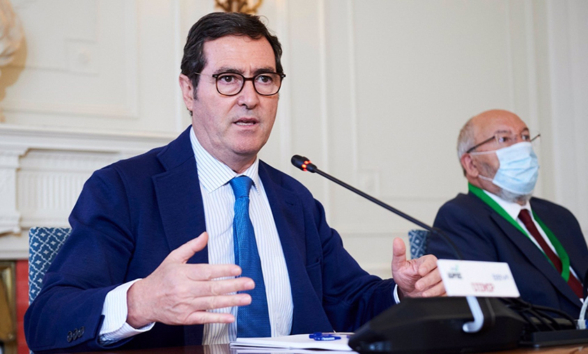 presidente de la Confederación Española de Organizaciones Empresariales (CEOE), Antonio Garamendi