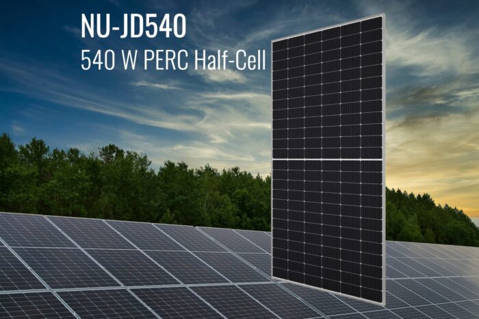 Sharp lanza un nuevo módulo fotovoltaico de célula partida de 540 W y una eficiencia del 20,89%