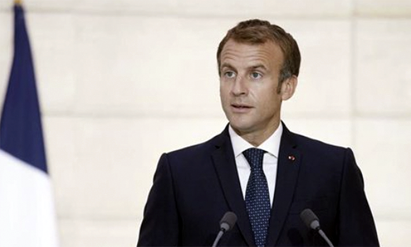 El presidente de Francia, Emmanuel Macron,