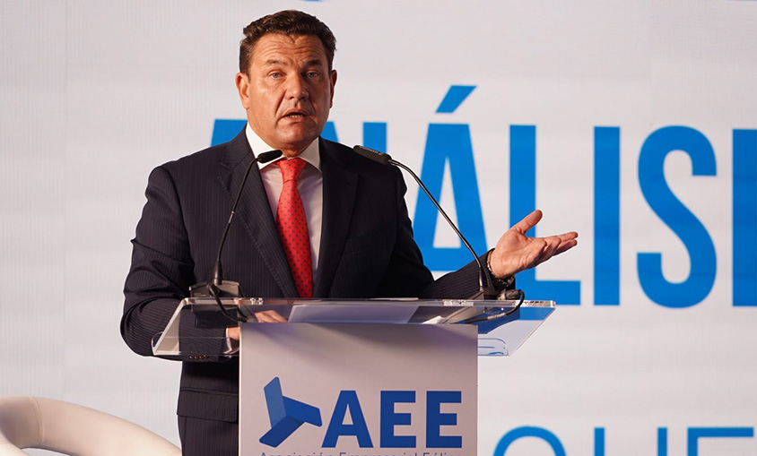 El presidente de la Asociación Empresarial Eólica (AEE), Juan Diego Díaz,