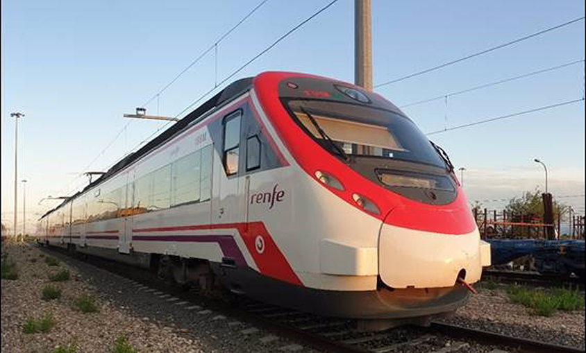 CAF remodela un tren de Cercanías de Renfe para sustituir la propulsión diésel por hidrógeno