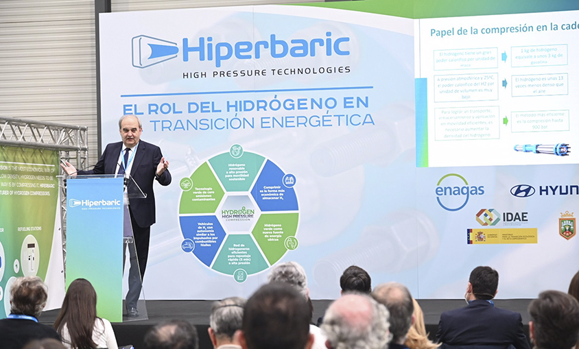 Hiperbaric suministrará compresores españoles de hidrógeno verde