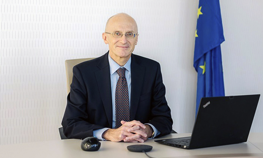 El presidente del Consejo de Supervisión del BCE, Andrea Enria.
