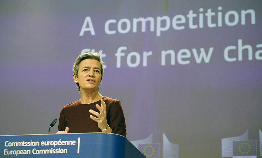 Comisión Europea, Margrethe Vestager, perte