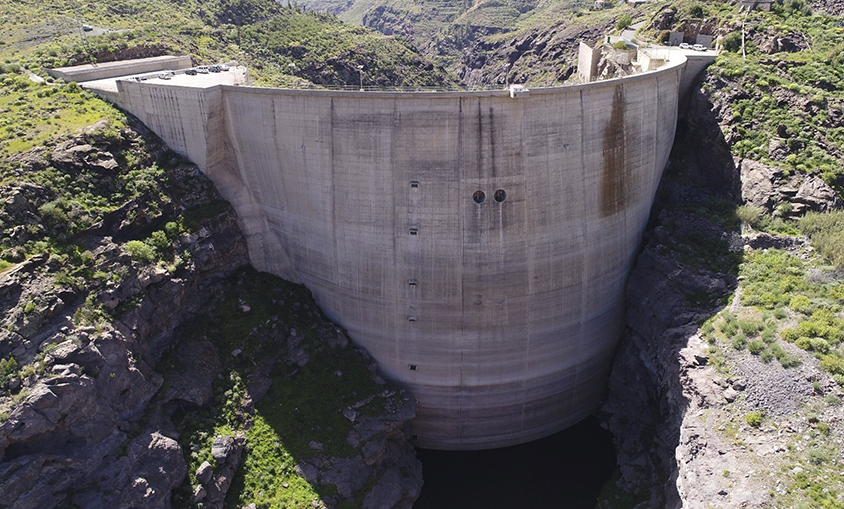 central hidroeléctrica de REE en Salto de Chira