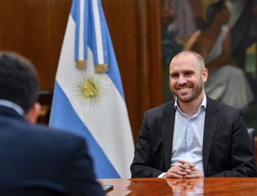 El ministro de Economía de Argentina, Martín Guzmán. FOTO: @martinguzman_ok