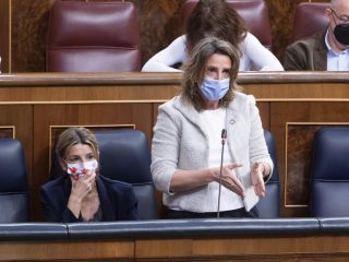 Teresa Ribera en el Congreso de los Diputados