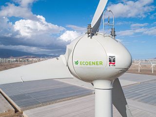 Generador eólico de Ecoener. FOTO: Ecoener