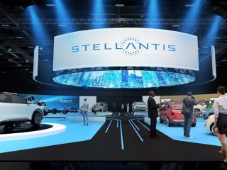 Stand Stellantis en el CES 2022. FOTO: Stellantis