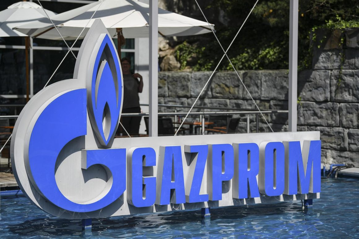 Imagen de archivo del logo de Gazprom. FOTO: Patrick Seeger/dpa - Archivo