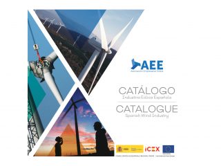 Imagen de la portada del Catálogo de la Industria Eólica Española. FOTO: AEE
