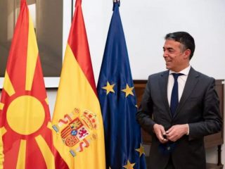 El viceprimer ministro para Asuntos Europeos de la República de Macedonia de Norte, Nikola Dimitrov. FOTO: MINISTERIO DE EXTERIORES, UE Y COOPERACIÓN