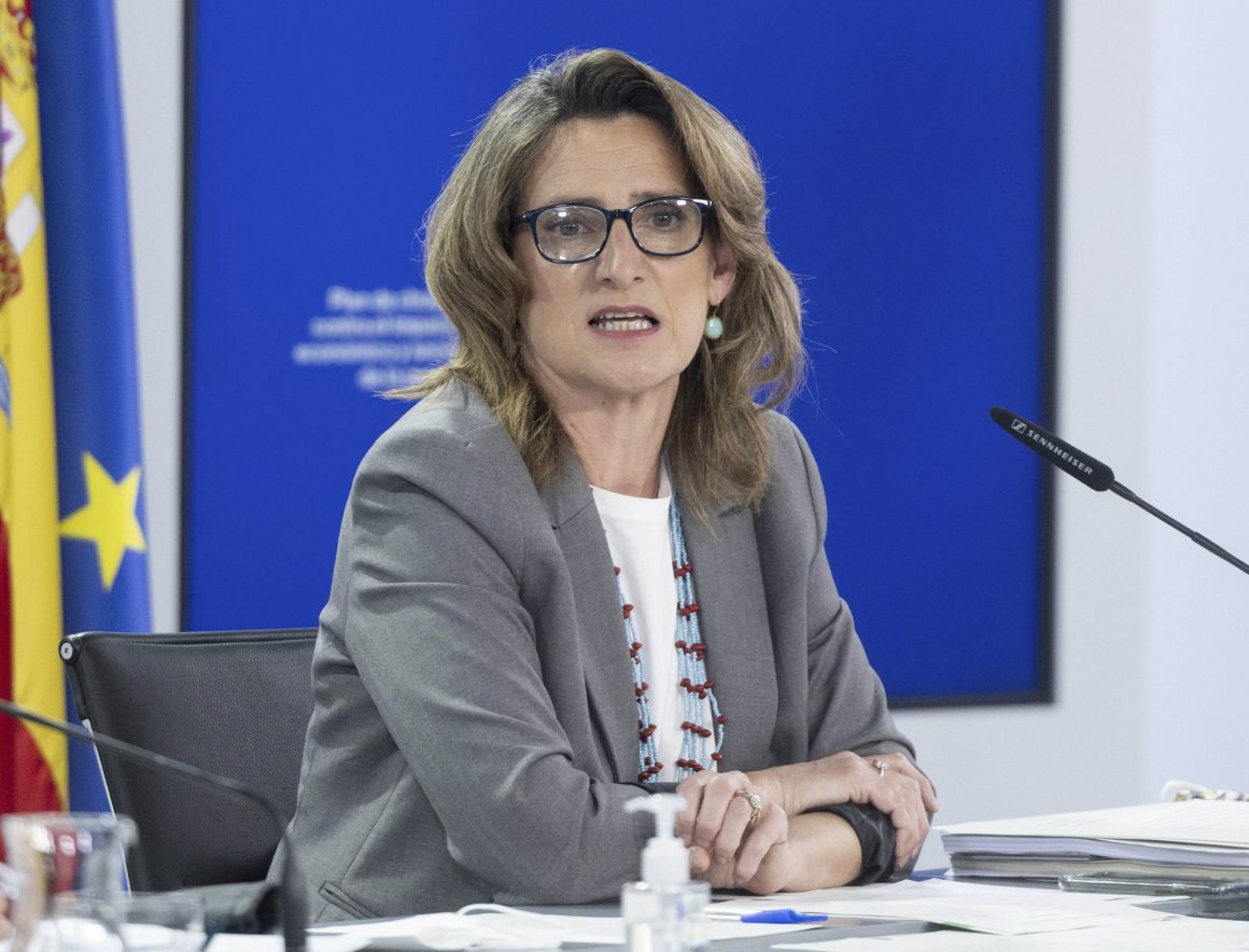 La vicepresidenta tercera y ministra para la Transición Ecológica y el Reto Demográfico, Teresa Ribera. FOTO: A.Ortega. POOL - Europa Press