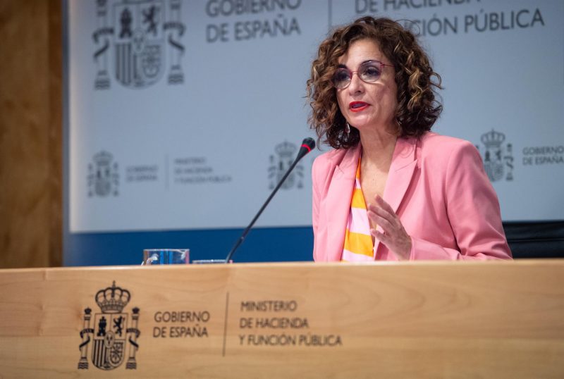 La ministra de Hacienda y Función Pública, María Jesús Montero. FOTO: Gustavo Valiente - Europa Press