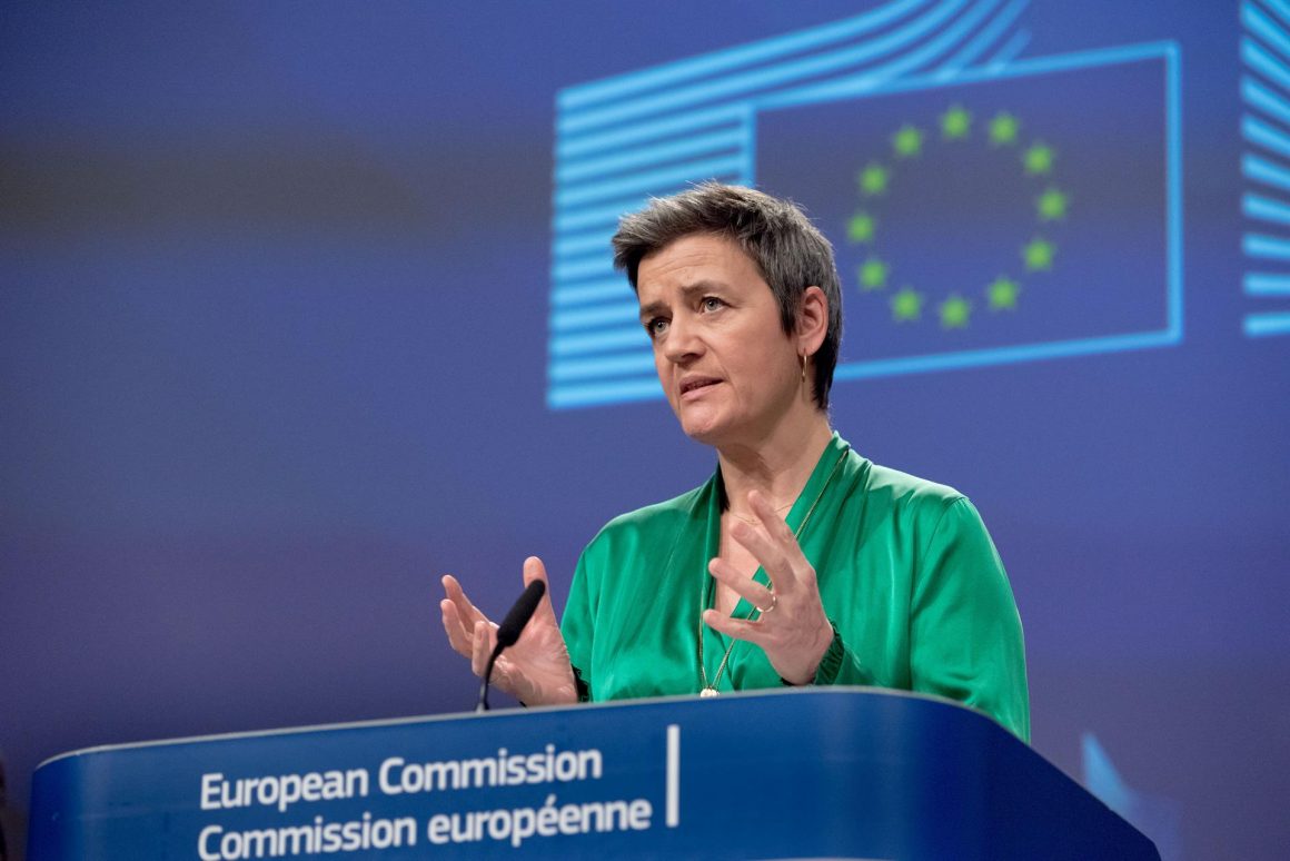 La vicepresidenta ejecutiva y responsable de política de Competencia de la UE, Margrethe Vestager. FOTO: Etienne Ansotte/European Commiss / DPA