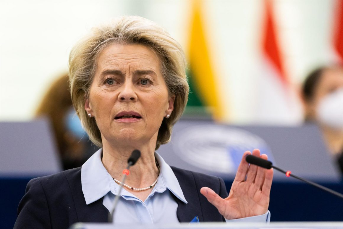 Ursula Von der Leyen, presidenta de la Comisión Europea. FOTO: Philipp von Ditfurth/dpa