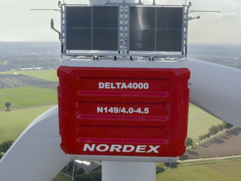 Aerogenerador de Nordex Delta4000_N149/4.0-4.5. FOTO: Nordex