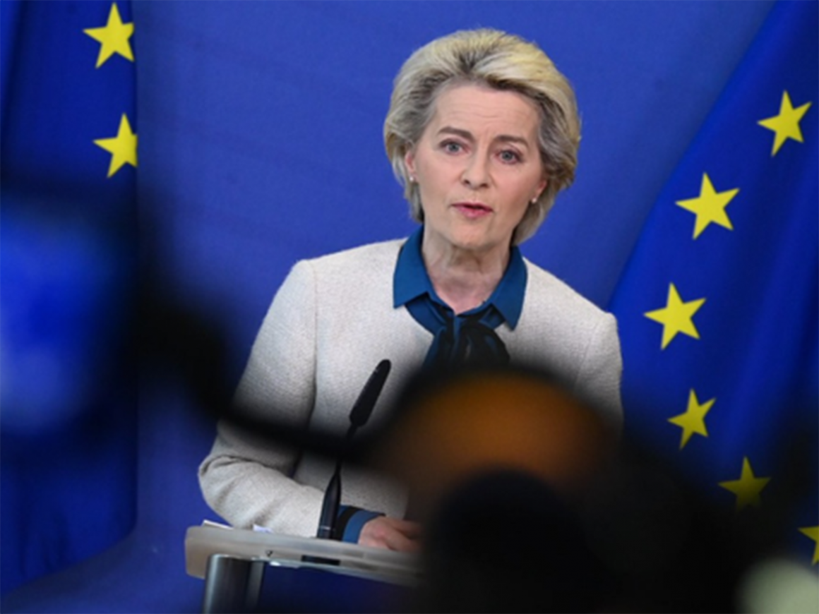 a presidenta de la Comisión Europea, Ursula von der Leyen. FOTO: CE