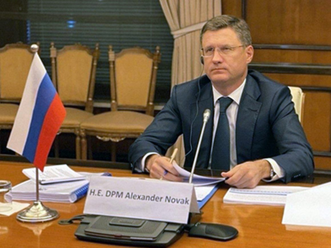 El viceprimer ministro de Rusia Alexander Novak.