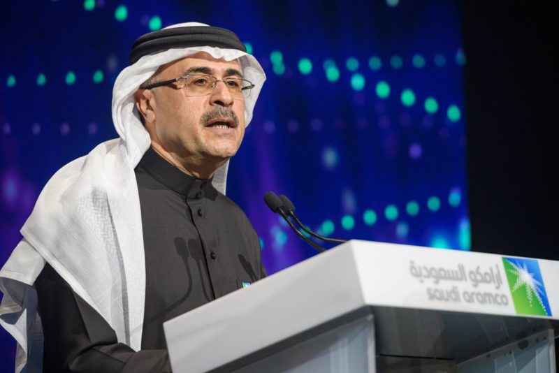 El CEO de Aramco Amin Al-Nasser. FOTO: Saudi Press Agency/dpa