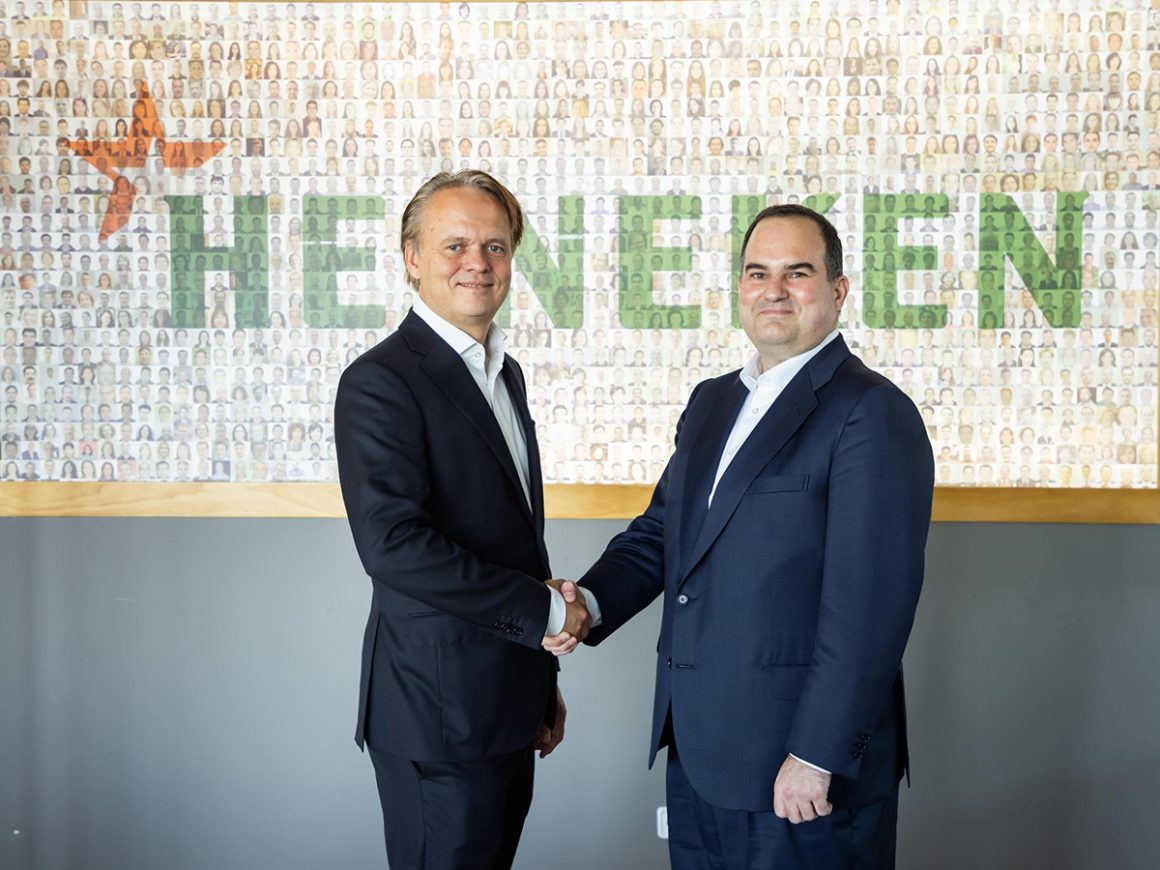 Firma de acuerdo entre Heineken España y Engie. FOTO: Heineken España