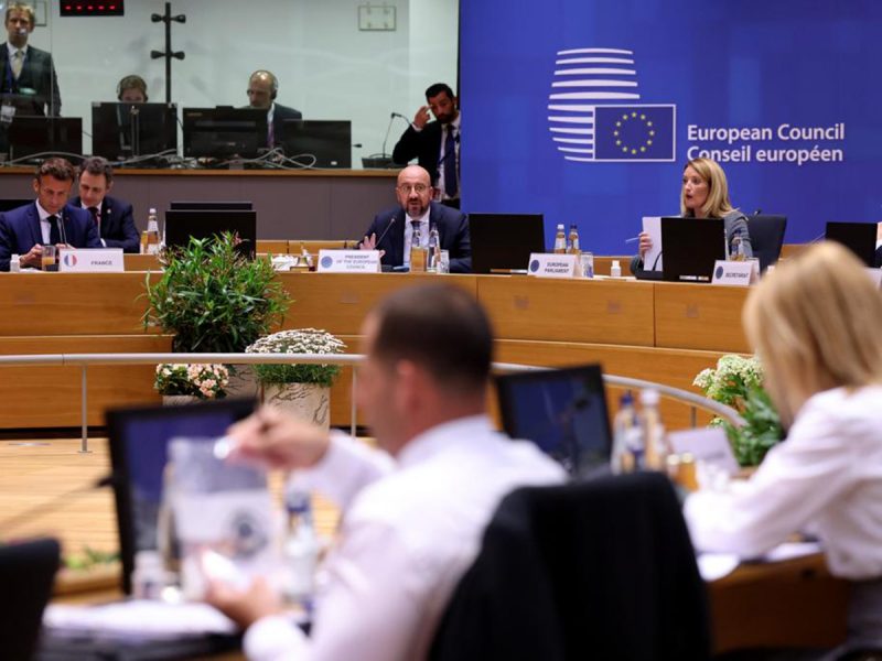 Reunión del Consejo Europeo. FOTO: CE